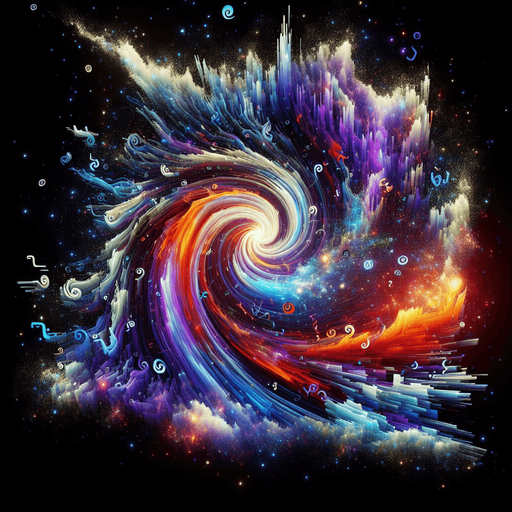 A jagged tear or swirling vortex in space, leaking multi-colored, chaotic energy. Could incorporate shifting, abstract symbols or question marks within the rift..
Single Game Texture.  In-Game asset.  2d.  Blank background.  High contrast.  No shadows
