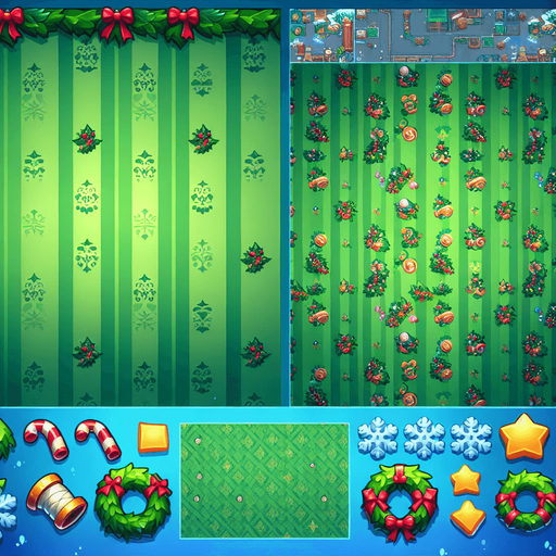 Congratulation! Green wallpapper..
Single Game Texture. In-Game asset. 2d. Blank background. High contrast. No shadows.