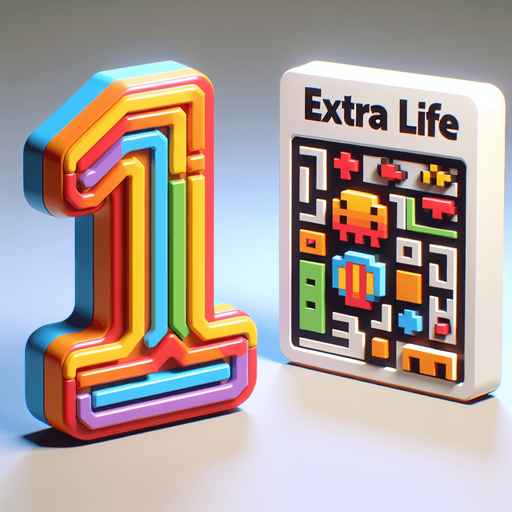 bright number 1. 3d. extra life type. vivid colours..
Single Game Texture. In-Game asset. 2d. Blank background. High contrast. No shadows.