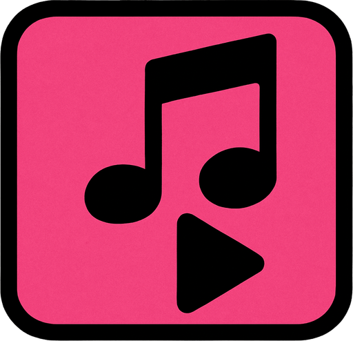 Arkaplan müziği için kullanacağım müzik ile ilgili bir icon.
In-Game asset.  2d.  High contrast.  No shadows