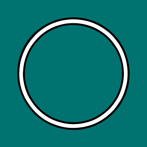 thin range circle.
In-Game asset.  2d.  High contrast.  No shadows