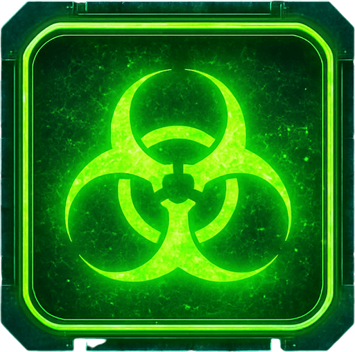 Toxin top square of tower facing the screen to use it as a grid. future. seen from above. Cyberpunk. abstract. HD colors. green color. No Diagonal images.