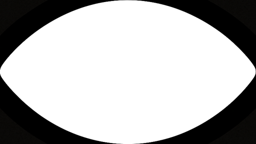 make a fully white eye like a just oval but without pupil.
In-Game asset.  2d.  High contrast.  No shadows