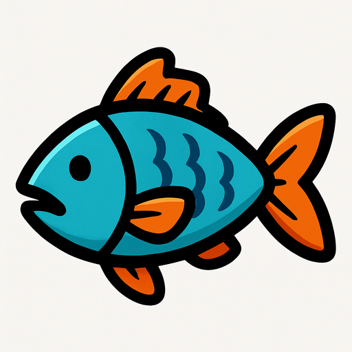 Pez.
In-Game asset.  2d.  High contrast.  No shadows