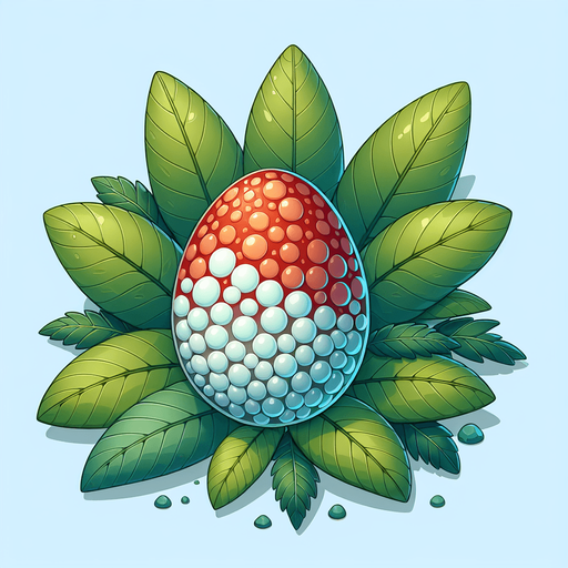 A realistic fish egg.
Single Game Texture. In-Game asset. 2d. Blank background. High contrast. No shadows.
