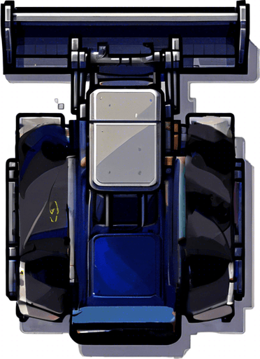 Impression de mouvement des chenilles.