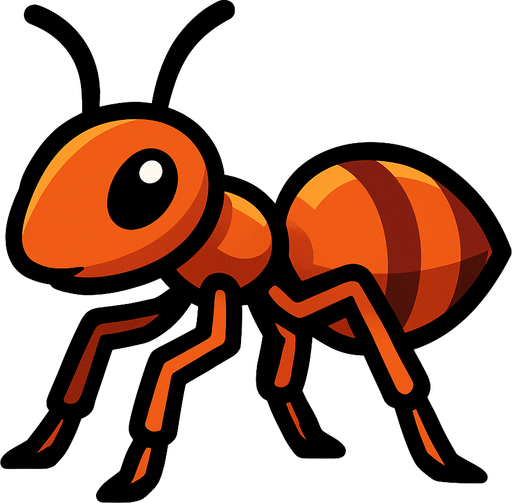 make an ant.
In-Game asset.  High contrast.  No shadows