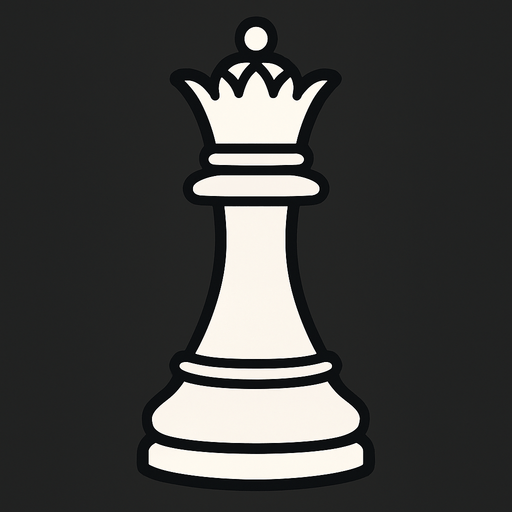 beyaz vezir.
In-Game asset.  2d.  High contrast.  No shadows