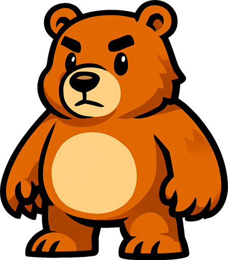 Create a oso.
In-Game asset.  High contrast.  No shadows