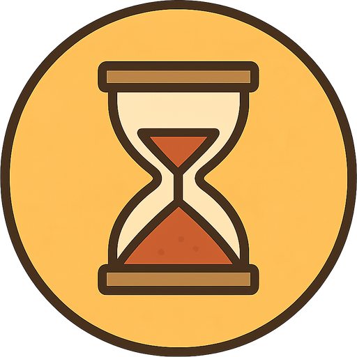 yuvarlak içinde bir kum küresi. No background. Transparent background. Blank background. No shadows. 2d. In-Game asset. flat