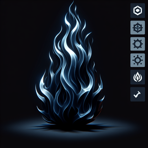 Eerie flame similar to a resident evil asset, realistic
Single Game Texture. In-Game asset. 2d. Blank background. High contrast. No shadows.