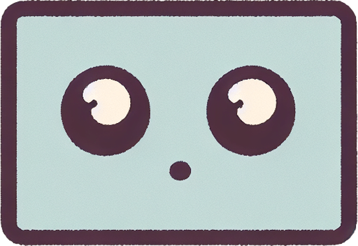 rectangle with two eyes.