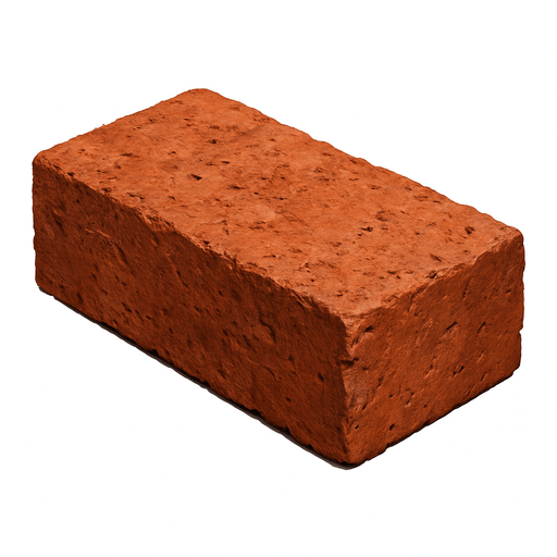 Un ladrillo realista.
In-Game asset.  2d.  High contrast.  No shadows. Realista
