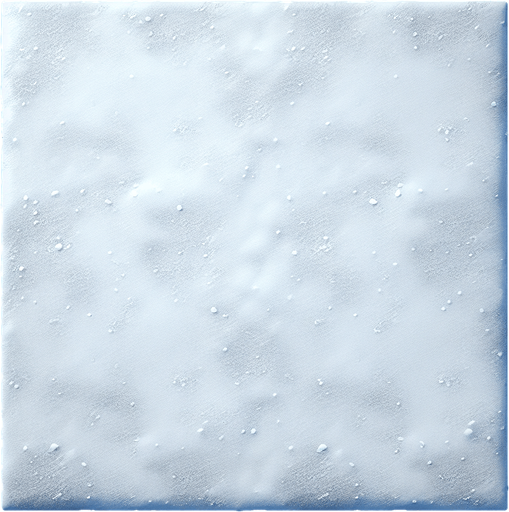 Snowy flat surface viewed from above at nighttime Single Game Texture. In-Game asset. 2d. Blank background. High contrast. No shadows.