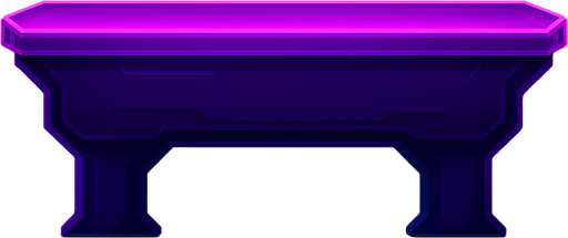 Neon cyberpunk futuristic glowing side-view 2d platformer style platform flat top