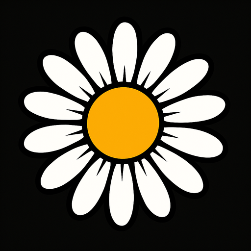 Daisy.
In-Game asset.  2d.  High contrast.  No shadows