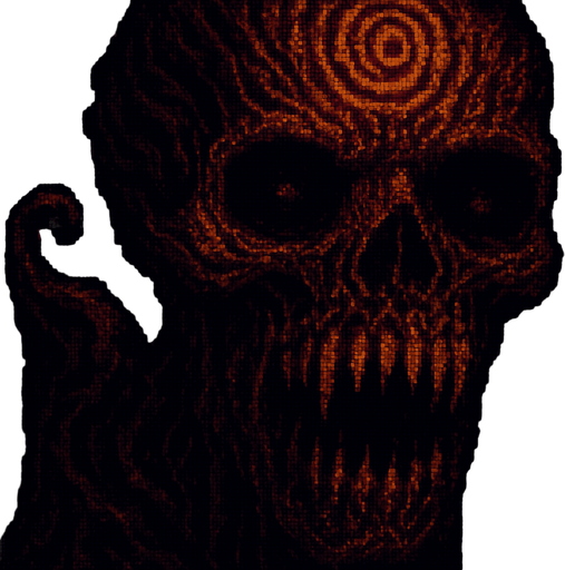 horror uncanny scary pixelated