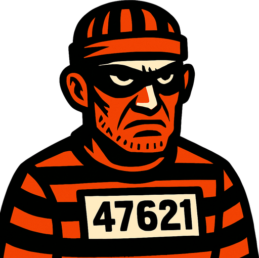 criminal.
In-Game asset.  2d.  High contrast.  No shadows