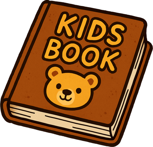 Brown kids book.
In-Game asset.  2d.  High contrast.  No shadows