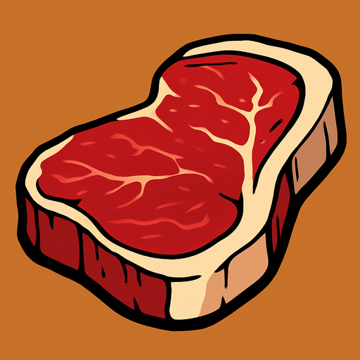 Sirloin.
In-Game asset.  2d.  High contrast.  No shadows