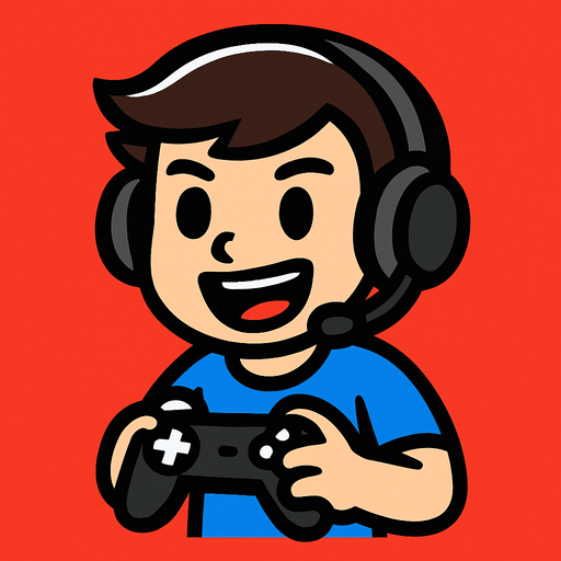 create youtube channel avatar cartoon 2d.
In-Game asset.  2d.  High contrast.  No shadows