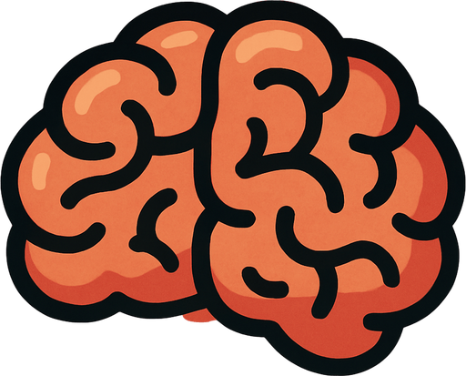 beyine benzeyen ve arkası siyah olmayan oyunda garip durmayan bir parça olsun.
In-Game asset.  2d.  High contrast.  No shadows