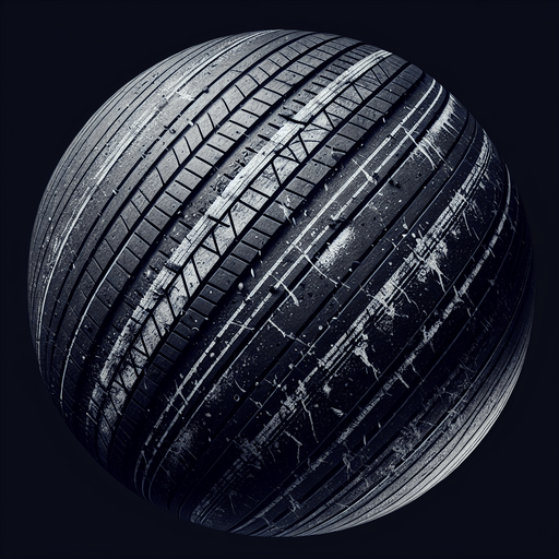 шины на асфальте после торможения для игры.
Single Game Texture. In-Game asset. 2d. Blank background. High contrast. No shadows.