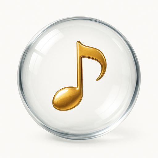 simple single cristal clear sphere with a gold note inside.
transparent background.