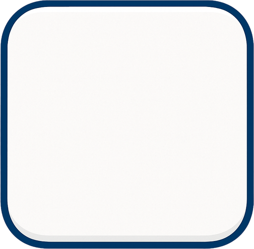 White square with tight round corners, flat shaded, hyper casual game. Single Game Texture. In-Game asset. 2d. Blank background. High contrast. No shadows..
In-Game asset.  2d.  High contrast.  No shadows