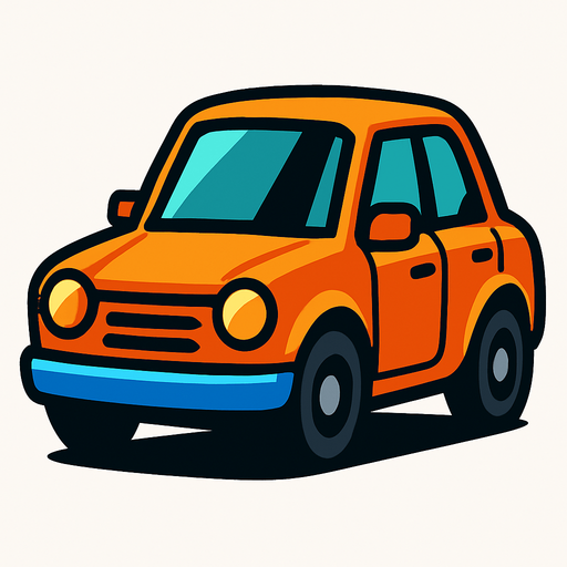 Car.
In-Game asset.  2d.  High contrast.  No shadows