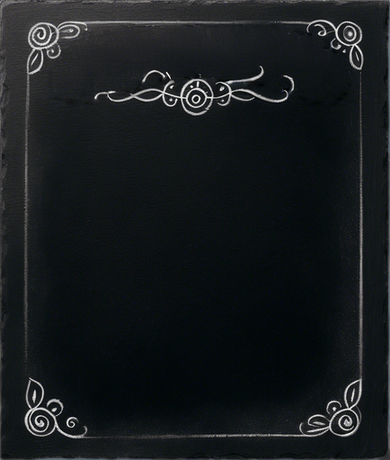 "NOVICE BLEND" handwritten in chalk