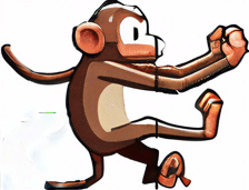 Peux tu allonger la queue du singe?