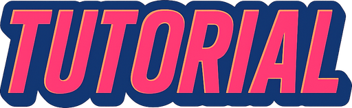 An SVG that says ‘Tutorial’