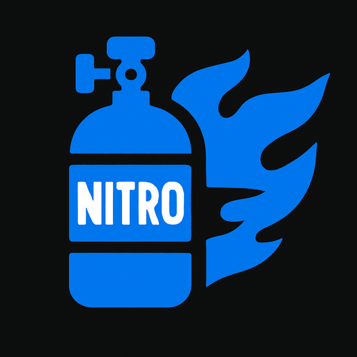 Nitro image blue
In-Game asset.  2d.  High contrast.  No shadows