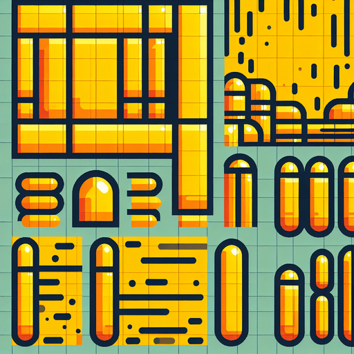 rectangle yellow bullets.
Single Game Texture. In-Game asset. 2d. Blank background. High contrast. No shadows.