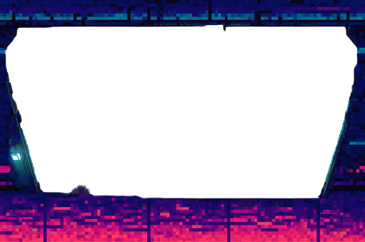 cyberpunk asphalt street, manhole in the middle