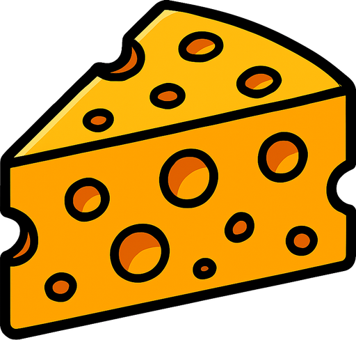 Peynir.
In-Game asset.  2d.  High contrast.  No shadows