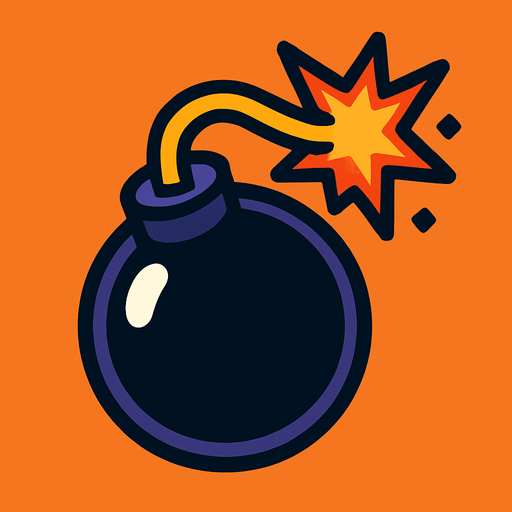 Bomba.
In-Game asset.  2d.  High contrast.  No shadows