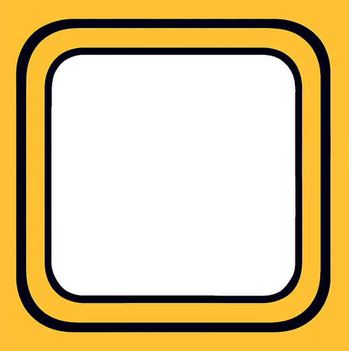 make round square back.
In-Game asset.  2d.  High contrast.  No shadows