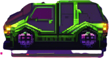 cyberpunk pixel art asphalt street. In-Game asset. 2d. High contrast. No shadows, street debris