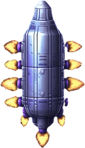 Create a 2D top-down view pixel art image of a bullet for a space shooter game. The bullet should be facing upward, as it will be used as a projectile fired from the hero spaceship towards enemies in the game. The design should be sleek and give off a sense of motion. Please provide the image on a white background.
Game Texture. In-Game asset. 2d. Pixelart. blank background. Low detail. High contrast.