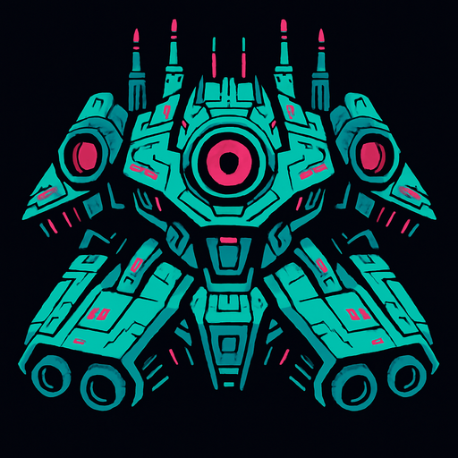 bölüm sonu canavar için devasa uzay gemisi.
In-Game asset.  2d.  High contrast.  No shadows