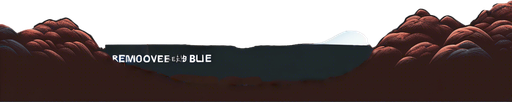 remove blue
