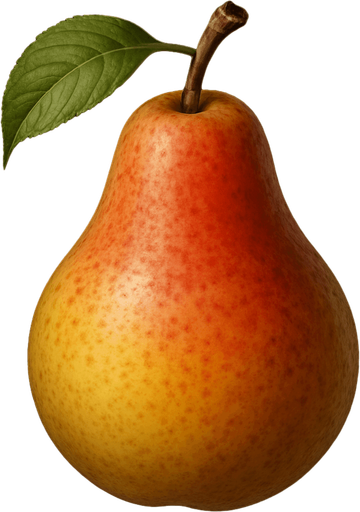 create ultra realistic pear.
In-Game asset.  2d.  High contrast.  No shadows