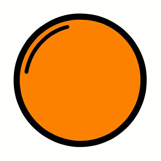 Balle de ping pong.
In-Game asset.  2d.  High contrast.  No shadows