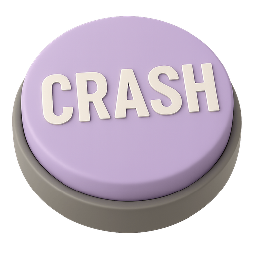 birebir aynısı sadece HI_HAT yerine CRASH yazsın ve butonunun rengi açık mor lila olsun.  Transparent background. Blank background.