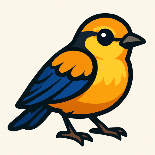 make a bird.
In-Game asset.  High contrast.  No shadows