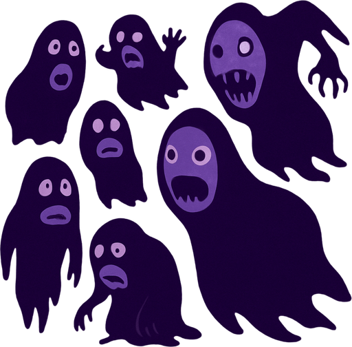 dark spirits from movie "spirited away". HD colors. purple color.
In-Game asset.  2d.  High contrast.  No shadows