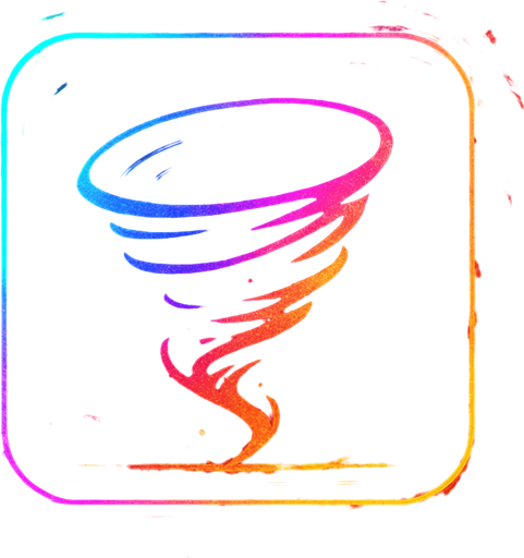 Ability icon 'Dust storm' . cyberpunk. abstract. Futuer. different colors. HD colors