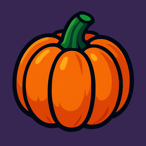 calabaza.
In-Game asset.  2d.  High contrast.  No shadows